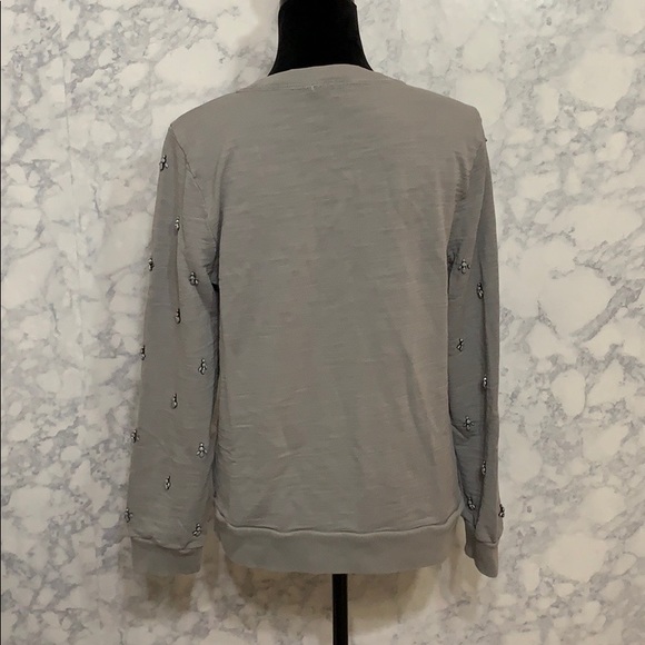 J Crew • Painted Jewel Sweatshirt Sz L - Picture 6 of 7